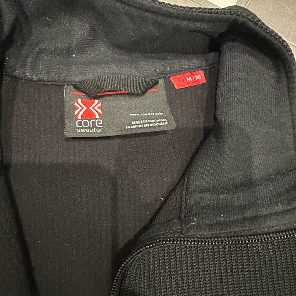Mens Spyder Half Zip Sweater (M) - Picture 5 of 5